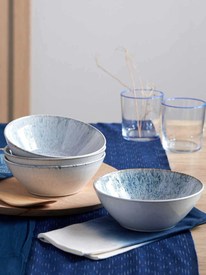 Denby Kiln Blue stoneware cereal bowl 16.5cm, UK version