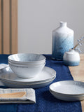 Denby Kiln Blue stoneware cereal bowl 16.5cm, UK version