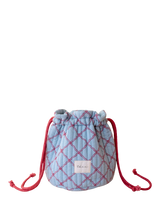 John Lewis TBCo Lattice Wash Bag Blue Lattice- Buy online at McGrocer