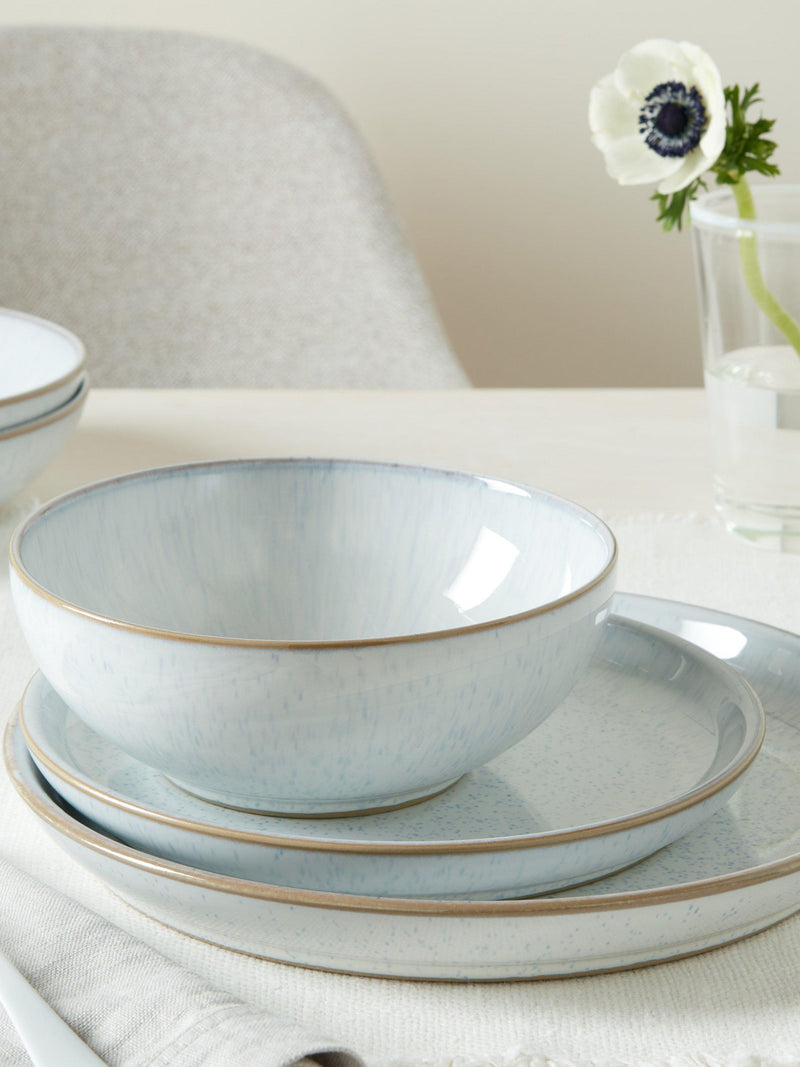 Denby White Speckle cereal bowl 17cm, UK version