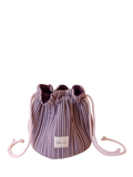 TBCo quilted wash bag in pink and burgundy, imported from the UK
