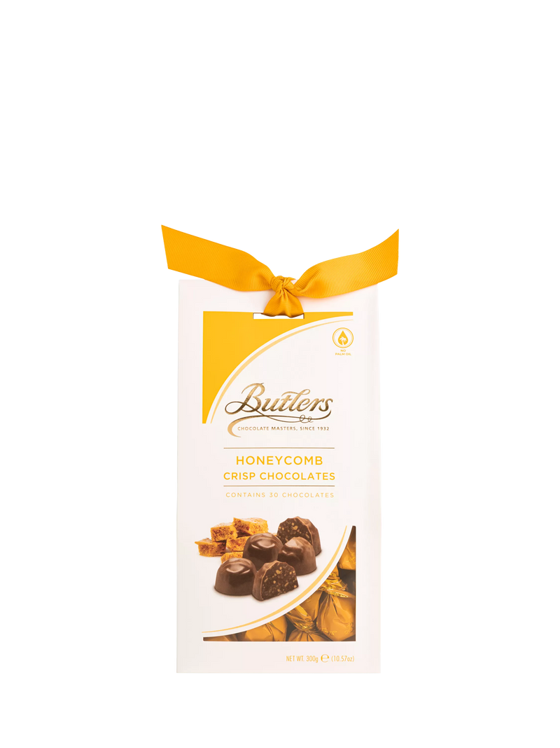Butlers milk chocolate honeycomb crisp pieces 300g, imported from the UK