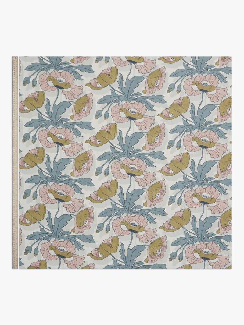 Liberty London Butterfield furnishing fabric poppy print - British product