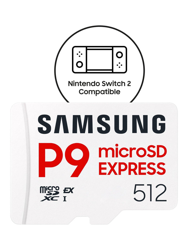 Samsung P9 Express microSDXC memory card 512GB, UK version