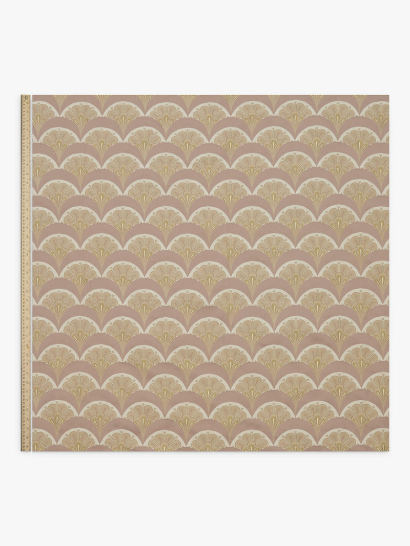 Liberty London Deco Scallop jacquard furnishing fabric, UK version