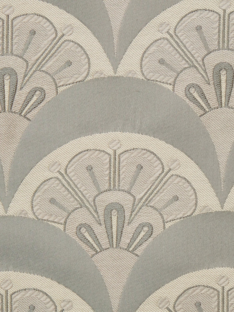 Liberty London Deco Scallop Furnishing Fabric, Pewter