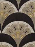 Liberty London Deco Scallop Furnishing Fabric, Pewter Dark