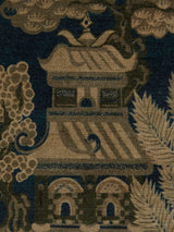 John Lewis Liberty London Floating Pavillion Velvet Furnishing Fabric, Kelp- Buy online at McGrocer