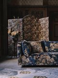 Liberty London Kelp velvet furnishing fabric (British brand)