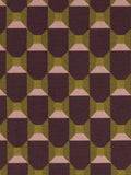 Liberty London Obi Check Furnishing Fabric, Brinjal