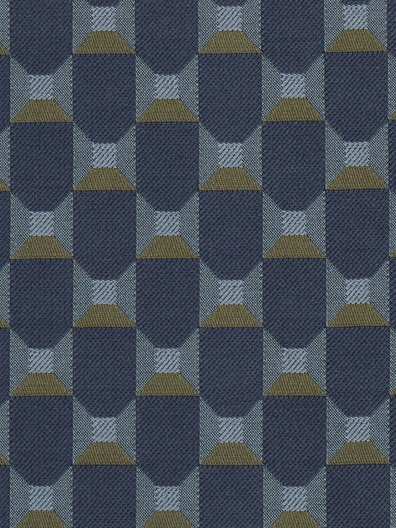 Liberty London Obi Check Furnishing Fabric, Smalt Blue