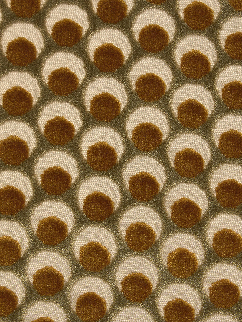 Liberty London Ottoman Spot velvet fabric (British brand)