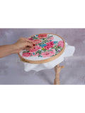 Milward embroidery seat stand with three hoops - British product