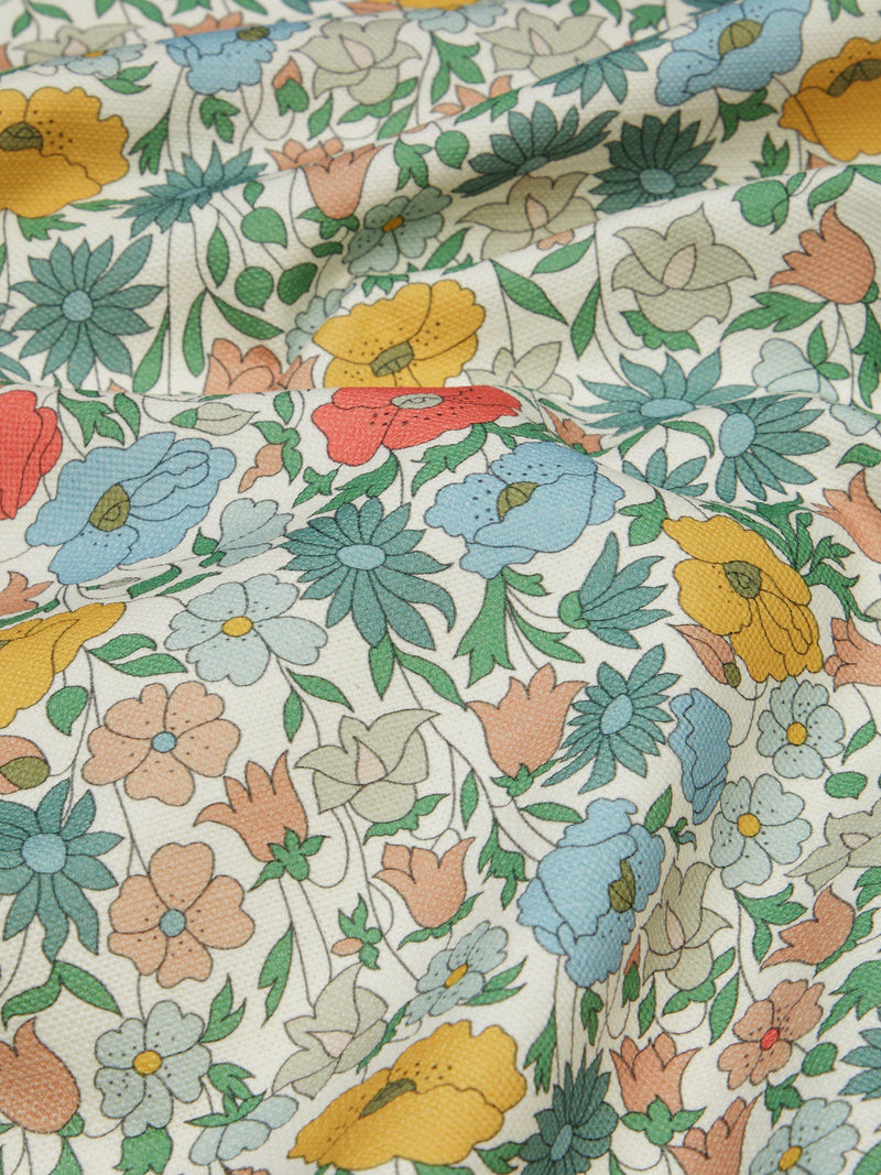 Liberty London Poppy Meadowfield floral cotton fabric (British brand)