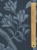 Liberty London porcelain flower furnishing fabric in ink (British brand)