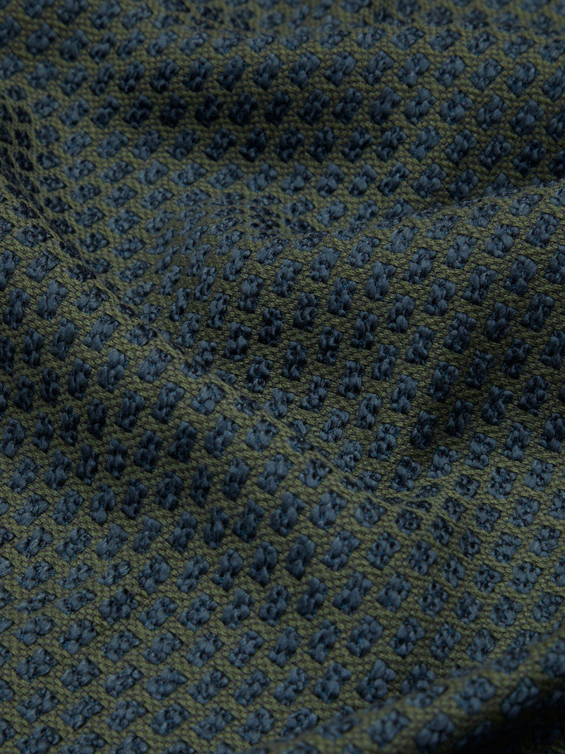 Liberty London Tamba geometric bouclé furnishing fabric (British brand)