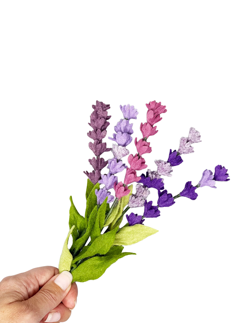 The Crafty Kit Company felt lavender flowers sewing kit, imported from UK