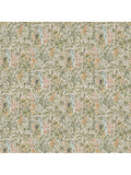 Voyage Elysian Canopy green furnishing fabric 100cm, imported from the UK