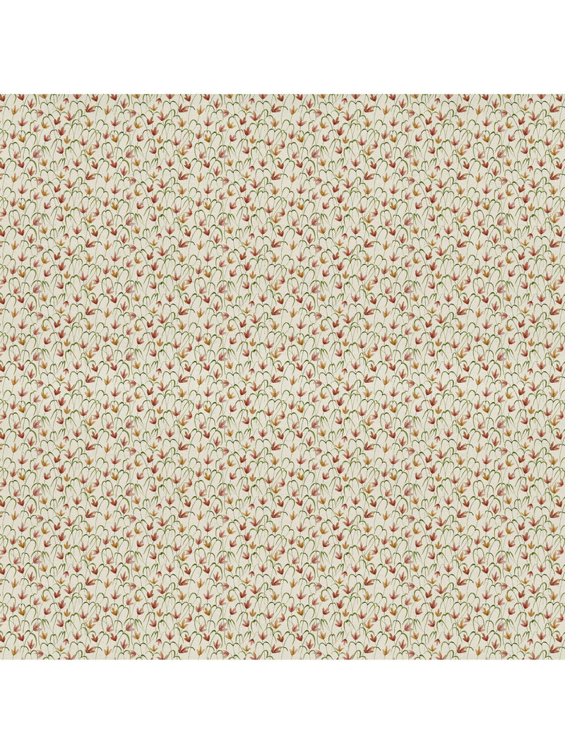 Voyage Fresia floral furnishing fabric 100cm width - British product