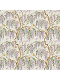 Voyage Mariposa furnishing fabric cream watercolour floral - British product