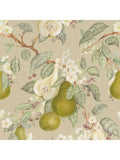 Voyage Pear Orchard Hazel fabric, cotton linen blend, imported from the UK