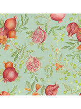 John Lewis Voyage Pomegranate Grove Furnishing Fabric, Oasis- Buy online at McGrocer