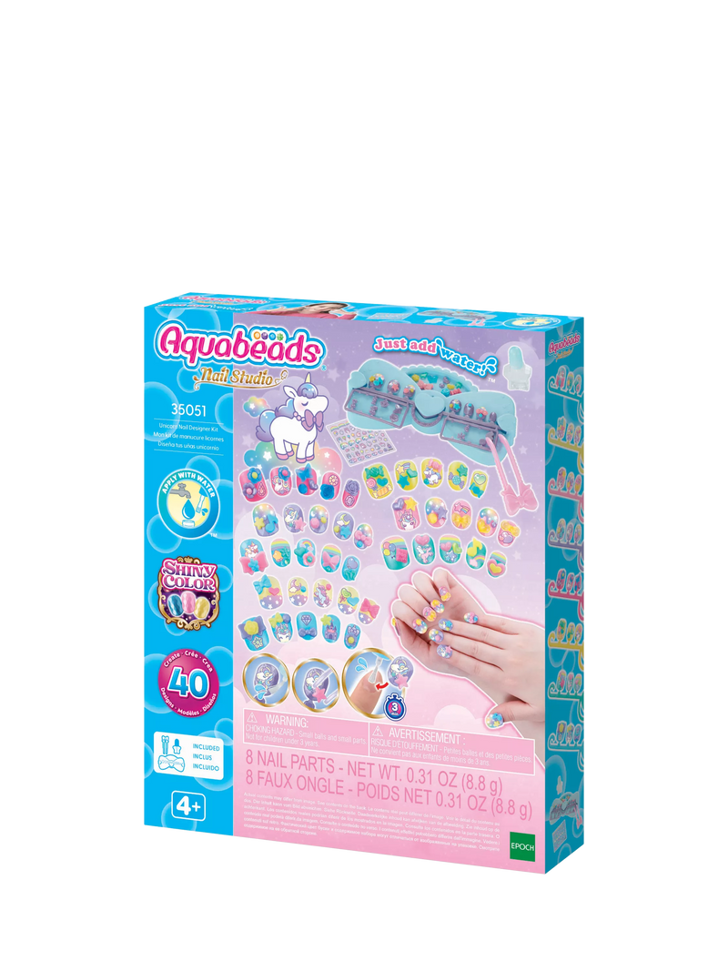 Aquabeads Nail Studio unicorn designer kit (British brand)