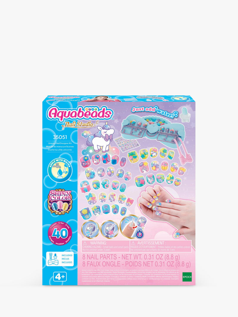 Aquabeads Nail Studio unicorn designer kit (British brand)