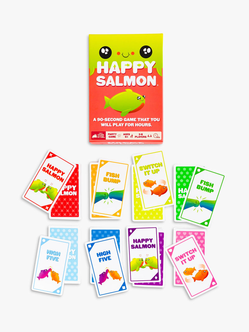 Esdevium Happy Salmon party card game, imported from the UK