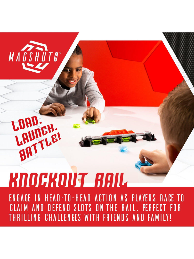 TOMY Magshuto Knockout magnetic battle game, imported from the UK