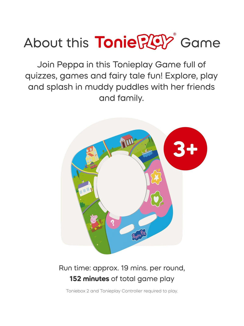 tonies Peppa Pig Tonieplay game disc (British brand)