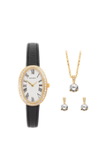 Sekonda Bellamy women's watch gift set black - British product