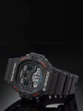 Casio G-SHOCK octagonal black men's digital watch (British brand)