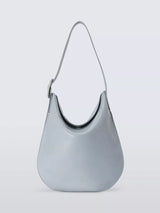 John Lewis John Lewis x REJINA PYO Leather Large Hobo Belt Strap Shoulder Bag, Grey- Buy online at McGrocer
