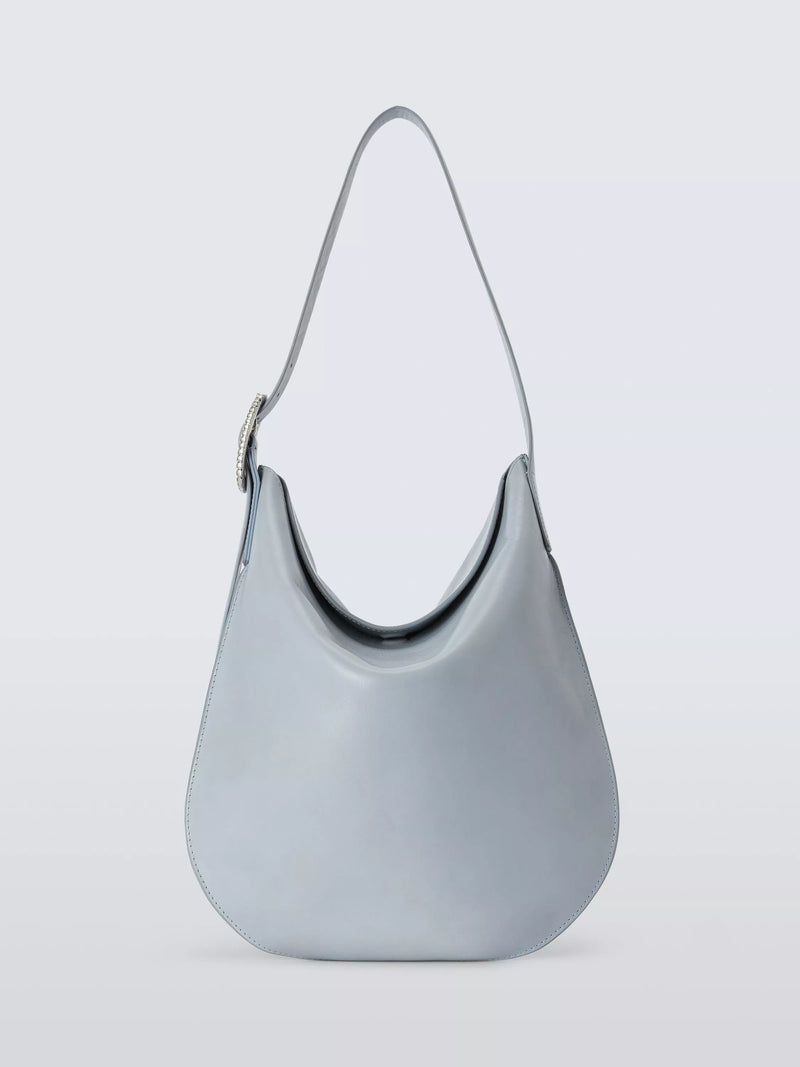 John Lewis x REJINA PYO leather hobo bag grey large, UK version