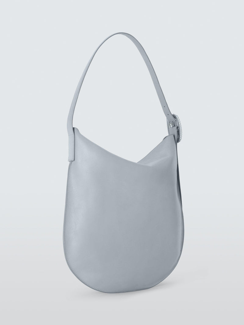 John Lewis x REJINA PYO leather hobo bag grey large, UK version