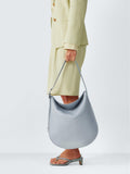 John Lewis x REJINA PYO leather hobo bag grey large, UK version