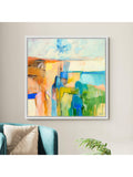 John Lewis framed canvas print Sand Dunes 86x86cm - British product