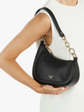 Dune London asymmetric chain shoulder bag black (British brand)