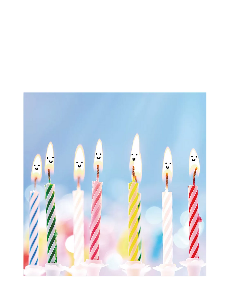 Cardmix Smile birthday card blank inside, UK version