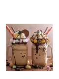 Cardmix chocolate milkshake greeting card blank inside 1 pack, imported from the UK
