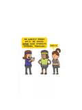 Woodmansterne greeting card with three women in gym gear, blank - British product