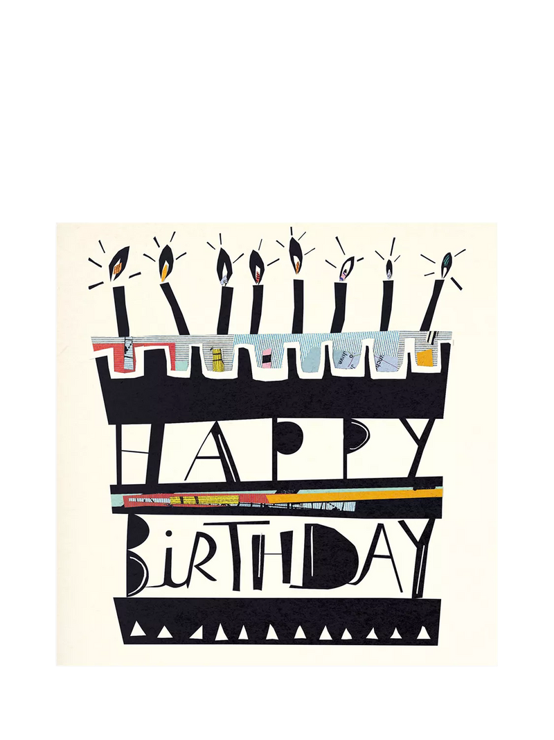 Woodmansterne cake candles birthday card (British brand)