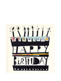 Woodmansterne cake candles birthday card (British brand)