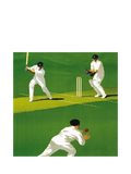 Woodmansterne cricket players birthday card, UK version