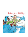 Woodmansterne Breakfast In Bed birthday card, UK version