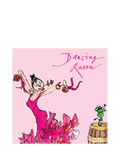 Woodmansterne Flamenco Dancer with Frog birthday card, imported from the UK