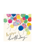 The Proper Mail Company textured balloons birthday card, imported from the UK