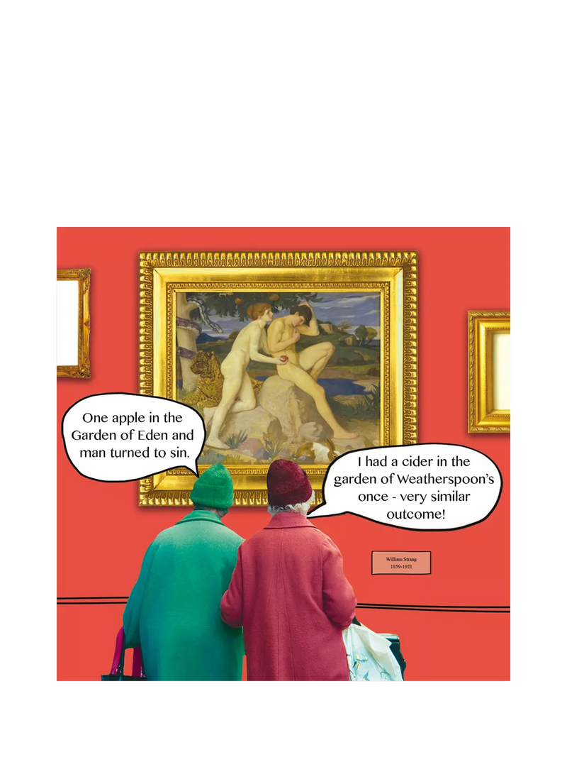 Woodmansterne Garden of Eden greetings card, UK version