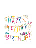 Woodmansterne 50th birthday card, UK version